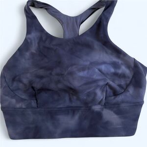 Lululemon Athletica Wunder Train Longline Bra in Naval Blue